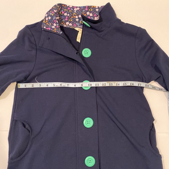 Matilda Jane Navy Million Little Things Button Zip Jacket - Picture 5 of 7